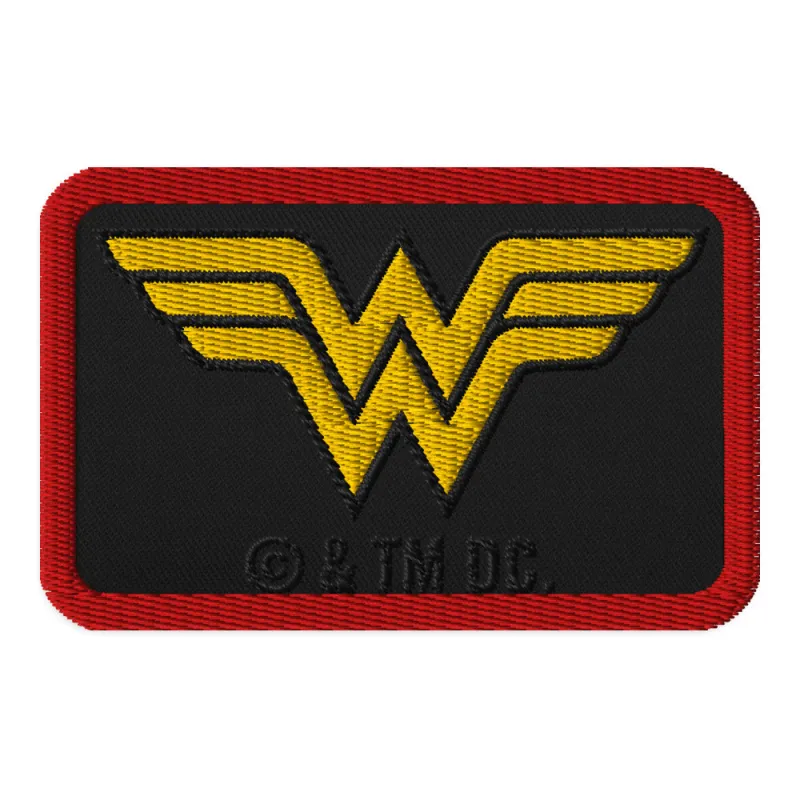 WONDER WOMAN Logo Embroidered Patch sold by DC Comics