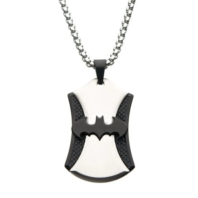 BATMAN Dog Tag Pendant Necklace made by DC Comics