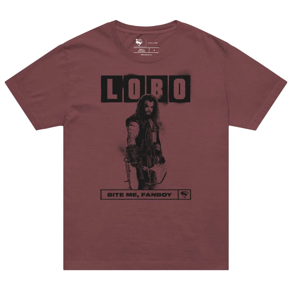 SUPERGIRL (2026 Movie) Lobo Oversized Garment-Dyed T-Shirt "Bite Me, Fanboy" sold by DC Comics product image thumbnail 4