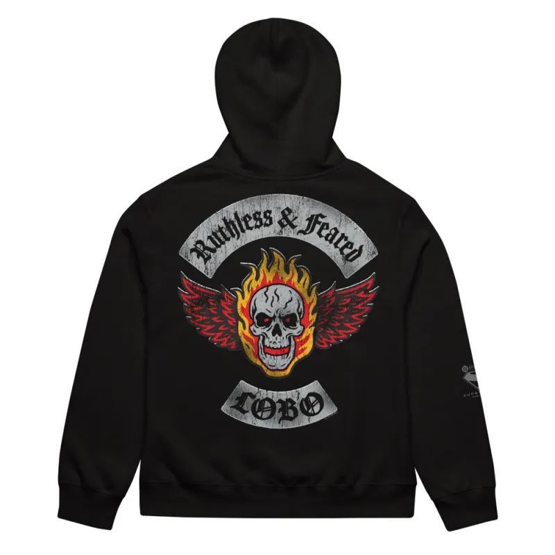 SUPERGIRL (2026 Movie) Lobo Oversized Heavyweight Hoodie Ruthless & Feared sold by DC Comics