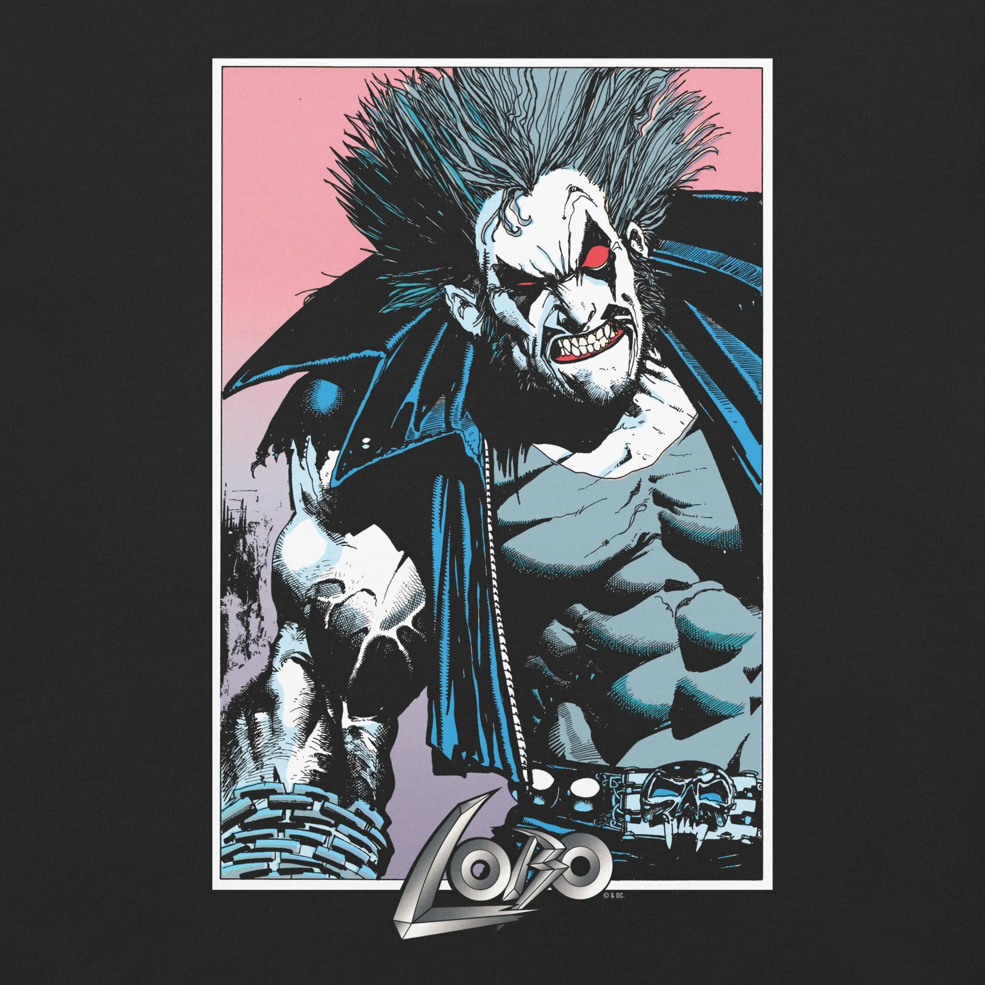 LOBO Comfort Colors T-shirt The Last Czarnian sold by DC Comics product image thumbnail 2