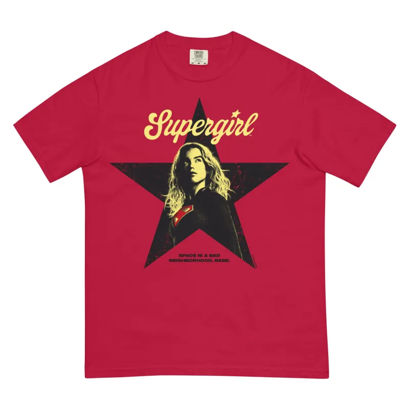 SUPERGIRL (2026 Movie) Comfort Colors T-shirt Kara Star made by DC Comics