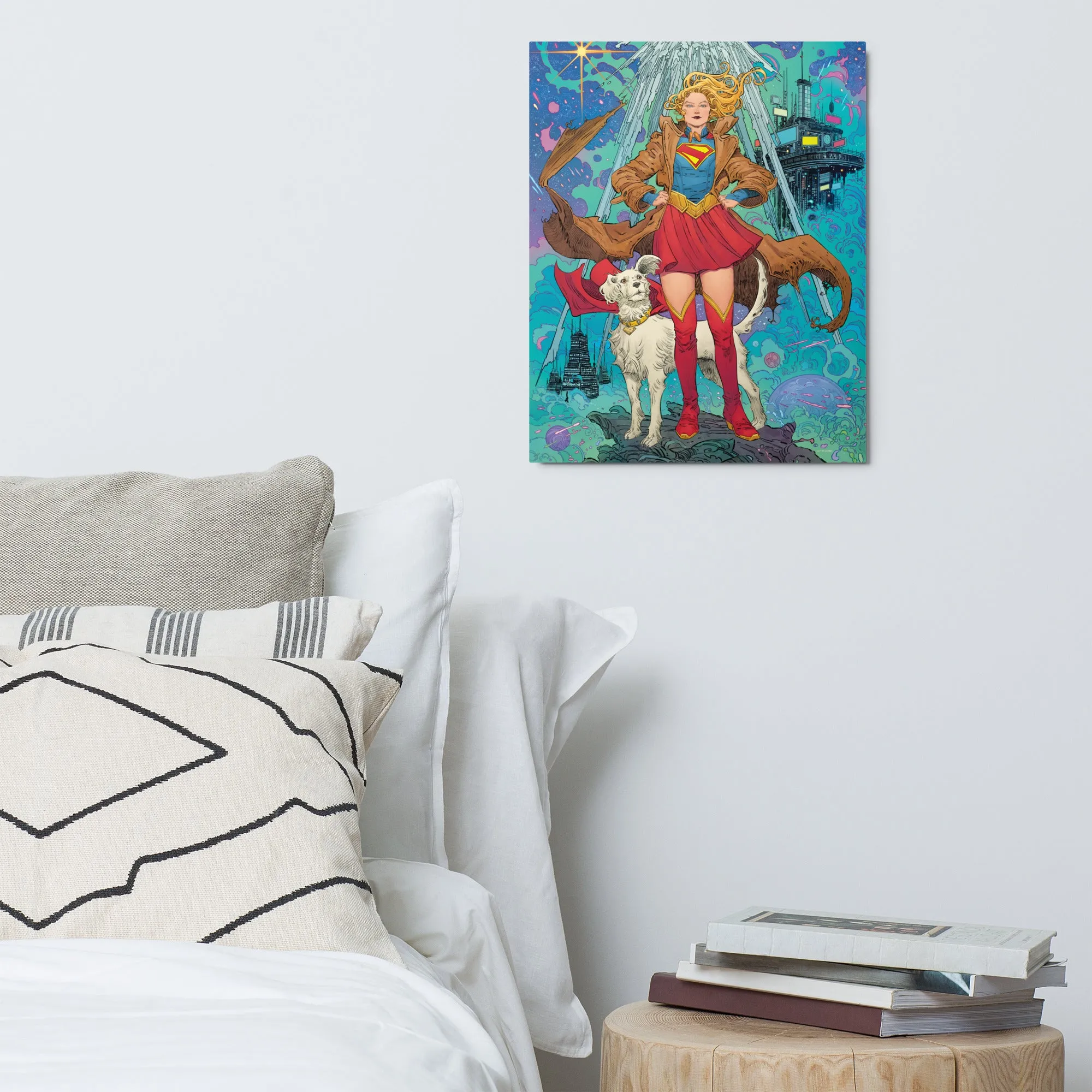 SUPERGIRL (2026 Movie) Metal Print Supergirl & Krypto sold by DC Comics product image thumbnail 2