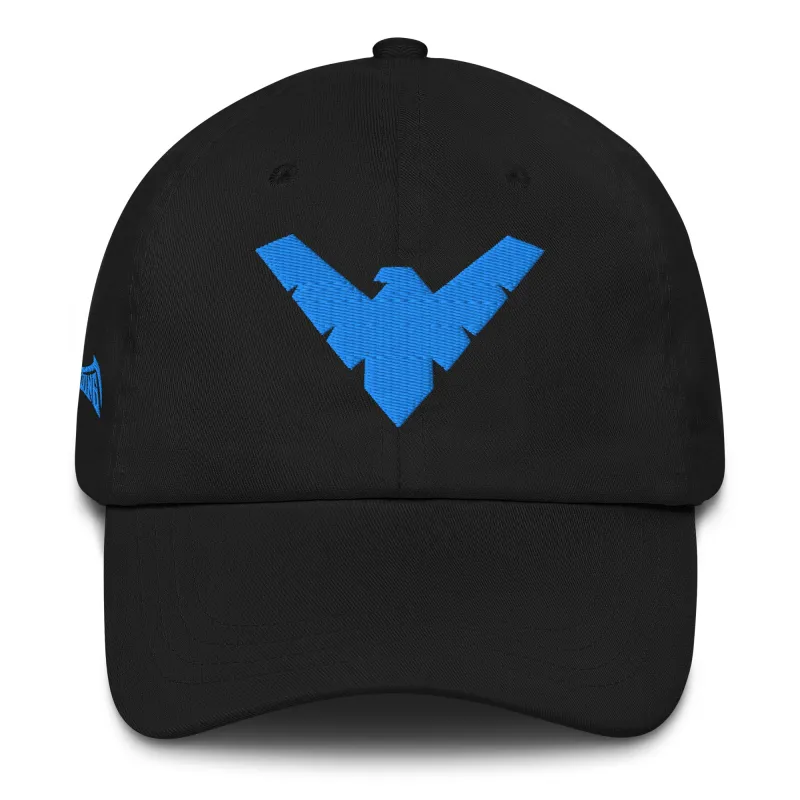 NIGHTWING Embroidered Dad Hat Logo made by DC Comics