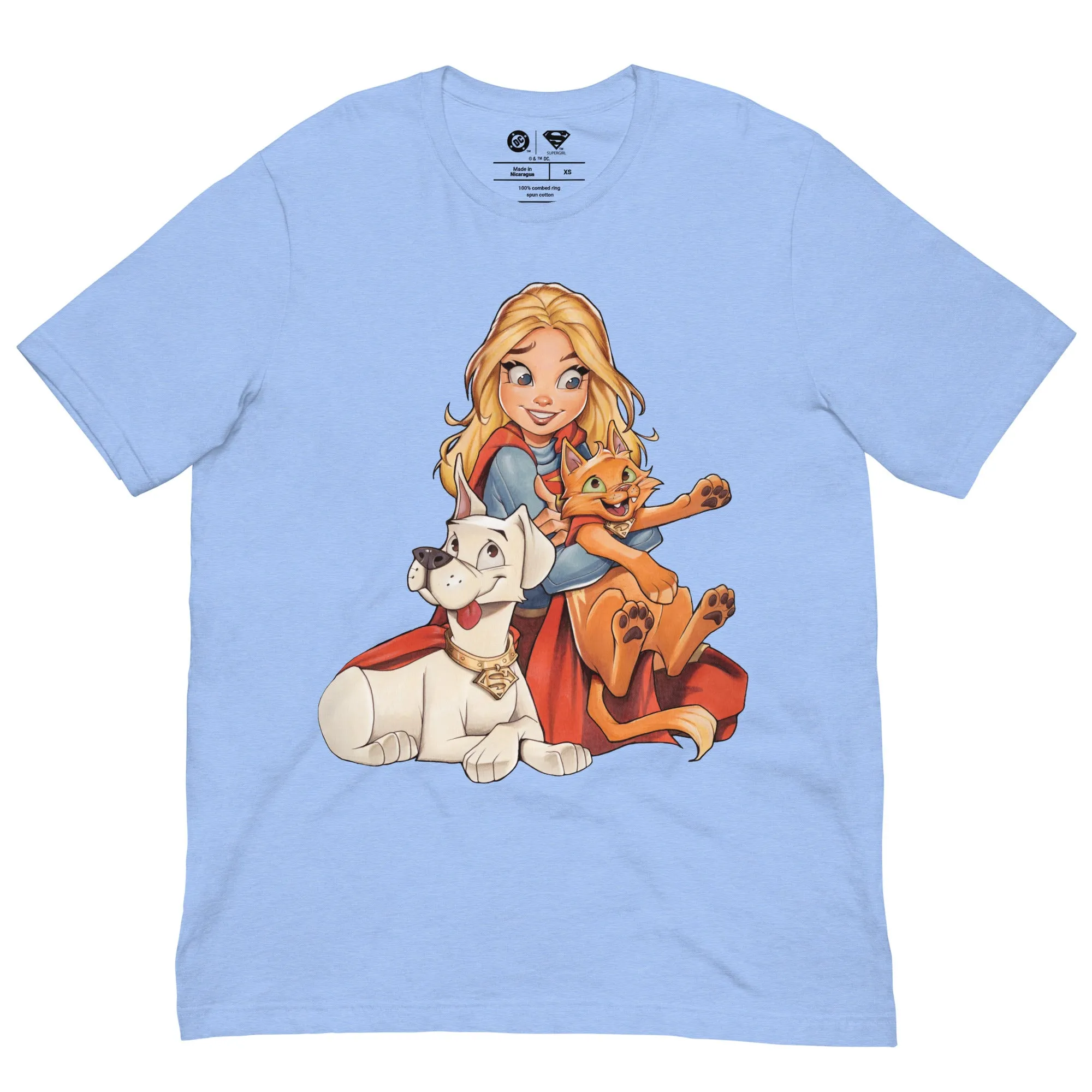 SUPERGIRL T-shirt Krypto & Streaky sold by DC Comics