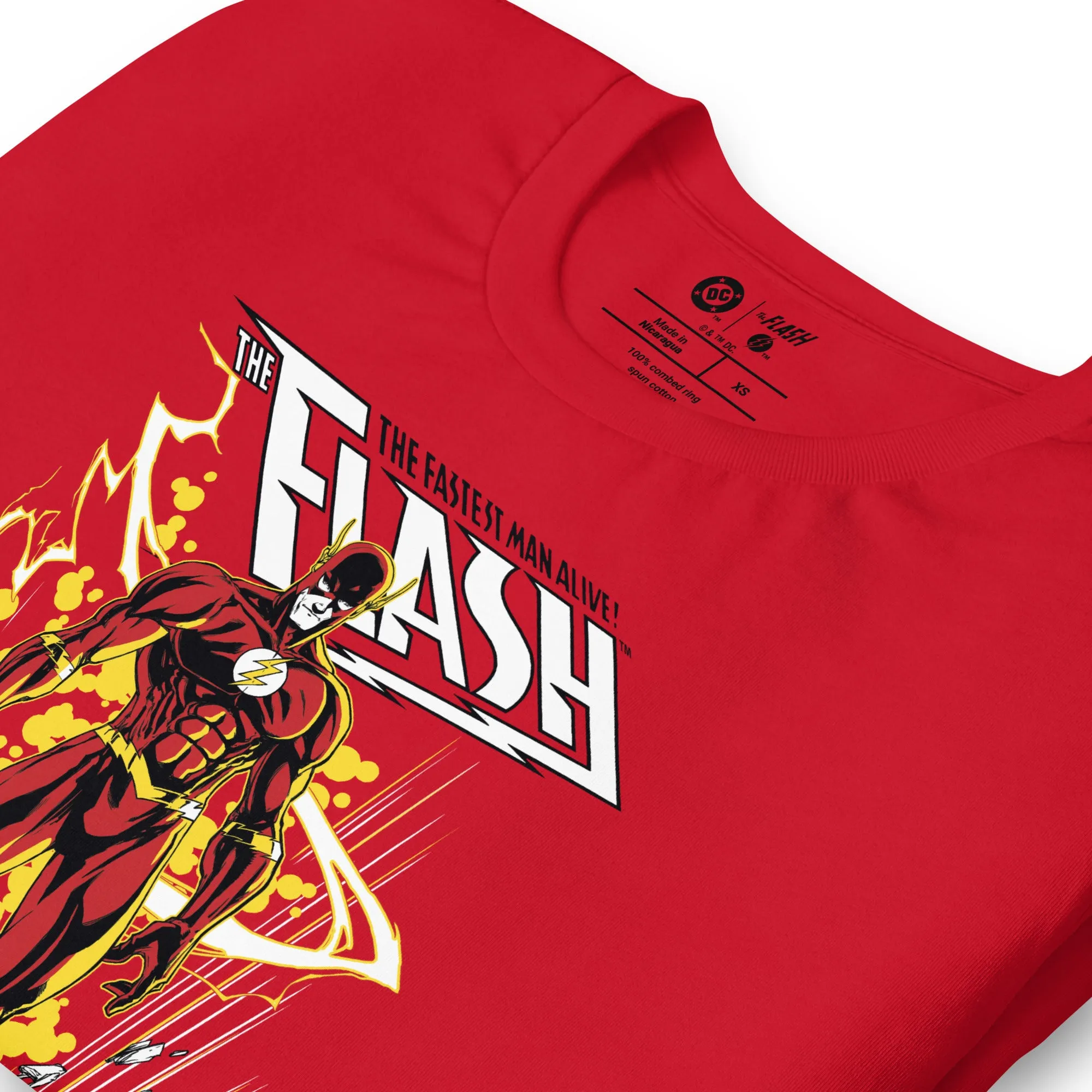 THE FLASH T-shirt Fastest Man Alive sold by DC Comics product image thumbnail 4