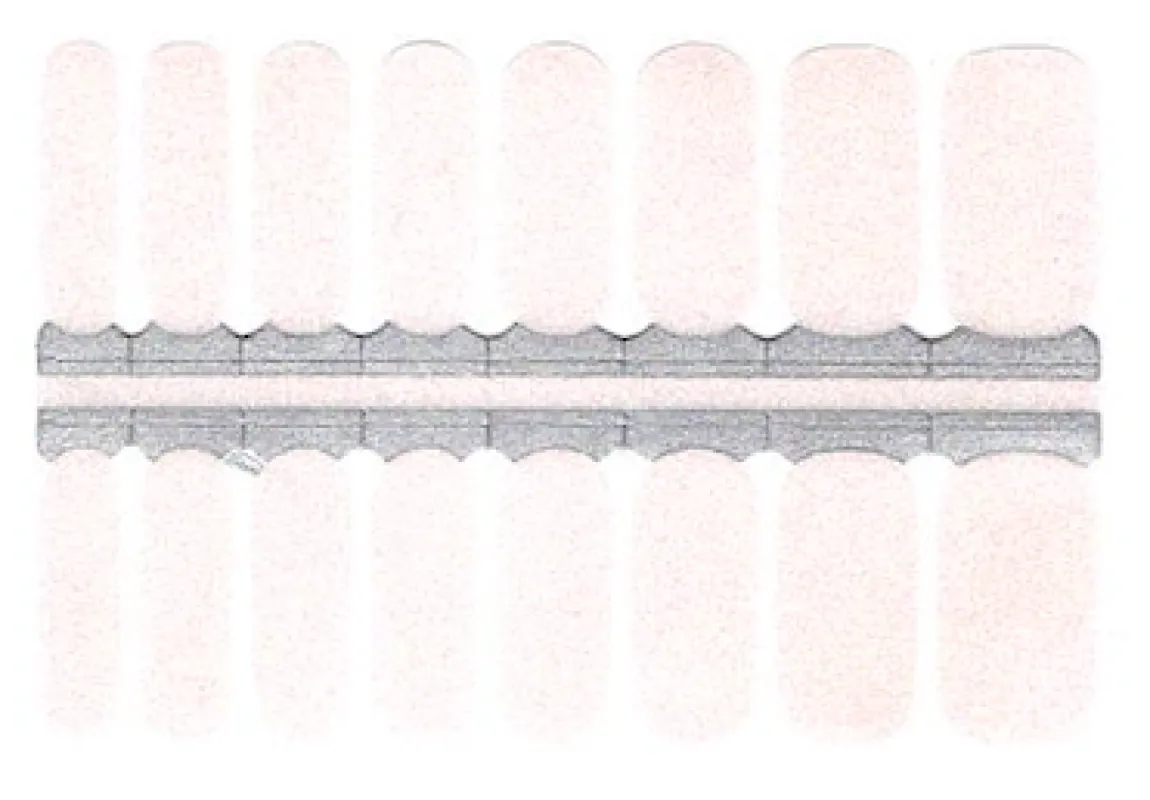 Sparkle me Pretty - Semi-Transparent Nail Polish Wraps sold by De's Nails