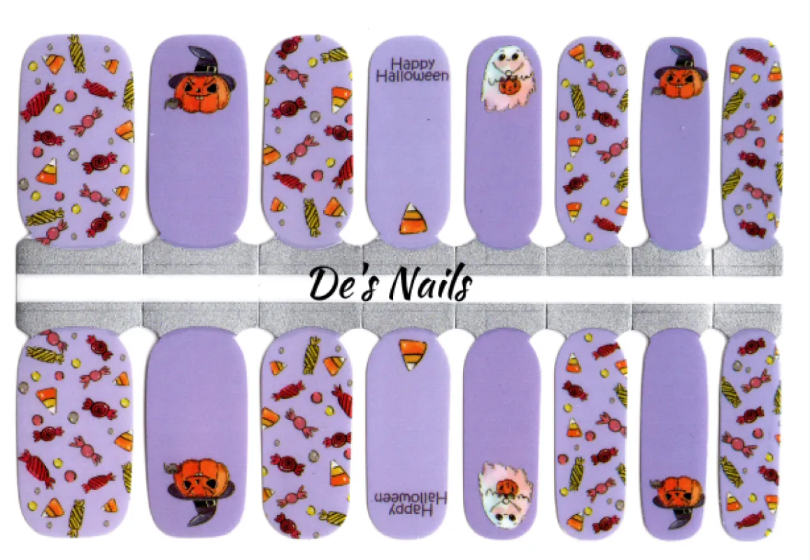 Trick or Treat - Nail Polish Wraps sold by De's Nails
