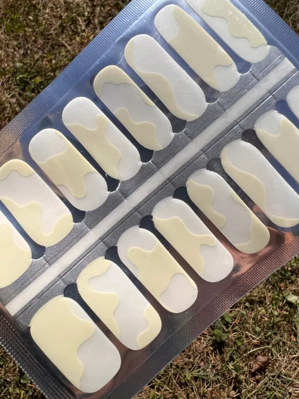 Spilt Milk - Clear Overlay - Nail Polish Wraps sold by De's Nails