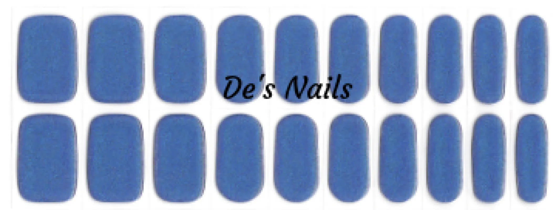 Periwinkle Color Shifting - Semi-Cured Gel Nail Wraps sold by De's Nails