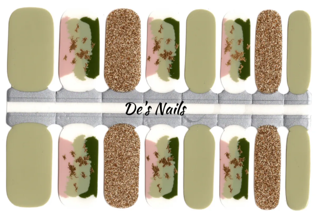 Mint to Be  - Nail Polish Wraps sold by De's Nails