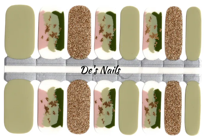 Mint to Be - Nail Polish Wraps sold by De's Nails
