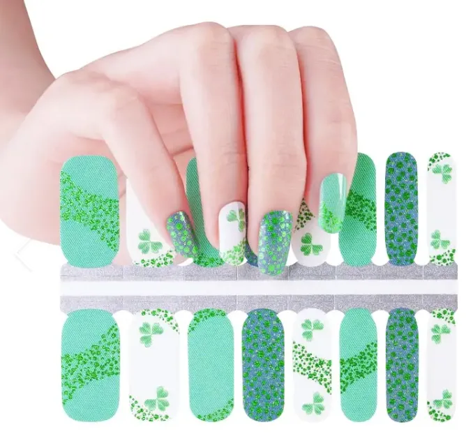 Clover Wishes - Nail Polish Wraps sold by De's Nails product image thumbnail 2