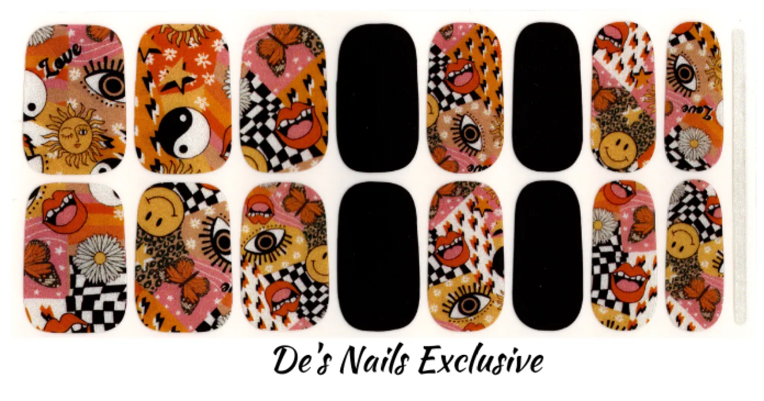 Smells Like Teen Spirit - De’s Nails Exclusive Premium Nail Polish Wraps made by De's Nails