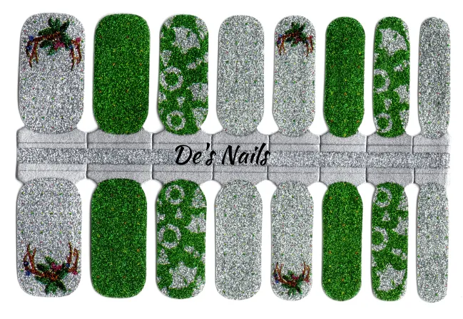 Deck the Halls - Nail Polish Wraps sold by De's Nails