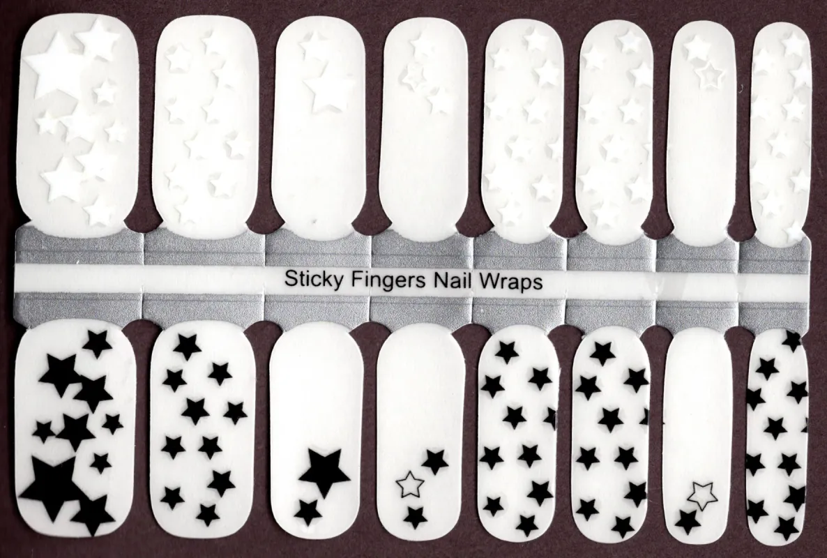 Star Switch - Clear Overlay Designer Nail Polish Wraps sold by De's Nails