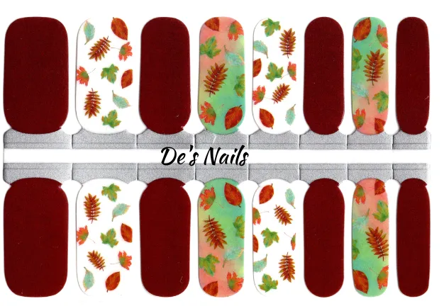 Enchanting Equinox - Nail Polish Wraps sold by De's Nails
