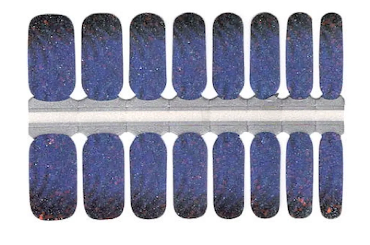 Night Sky Glitter -  Nail Polish Wraps sold by De's Nails