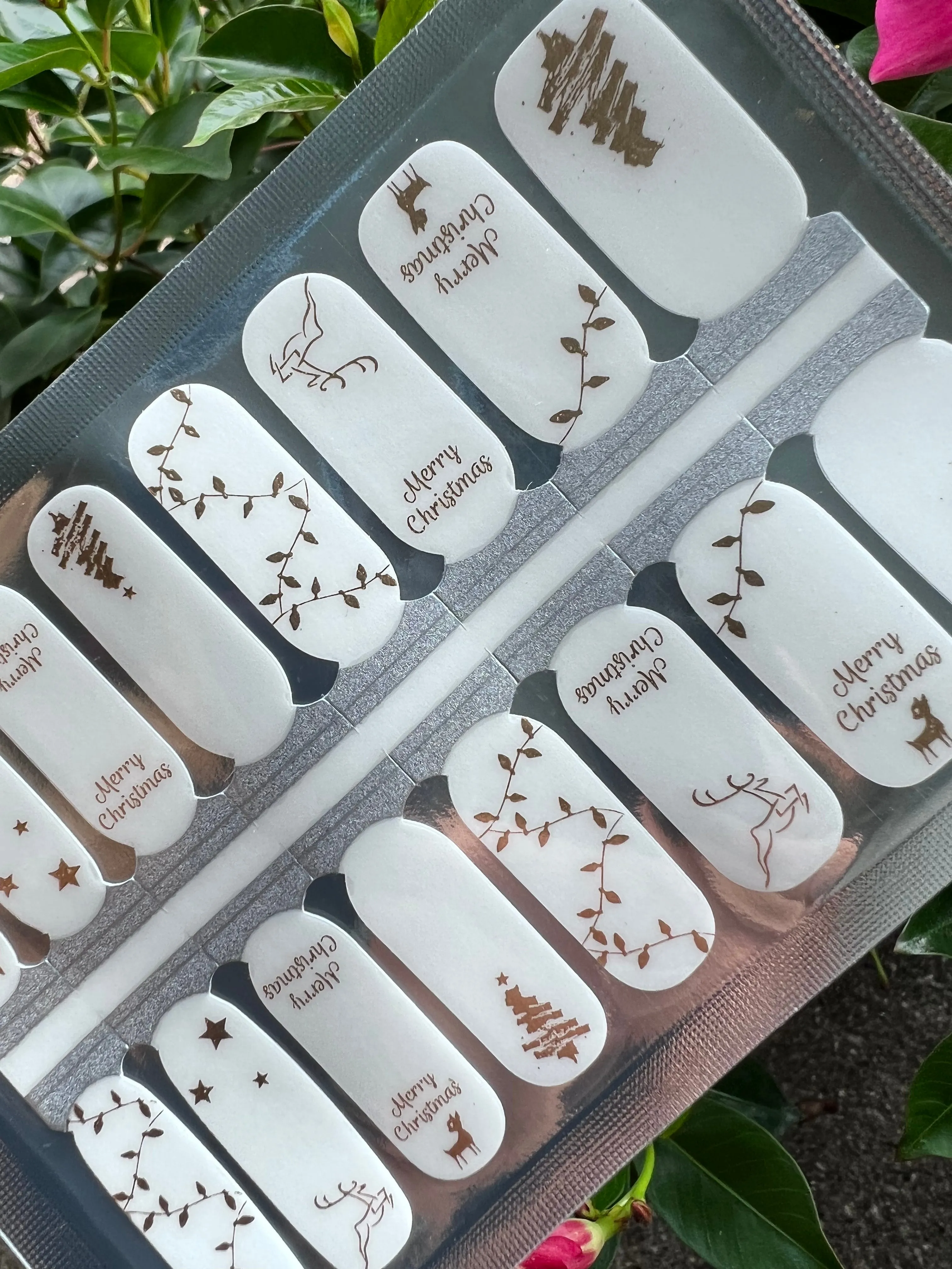 Merry Metallic Clear Overlay - Nail Polish Wraps sold by De's Nails product image thumbnail 2