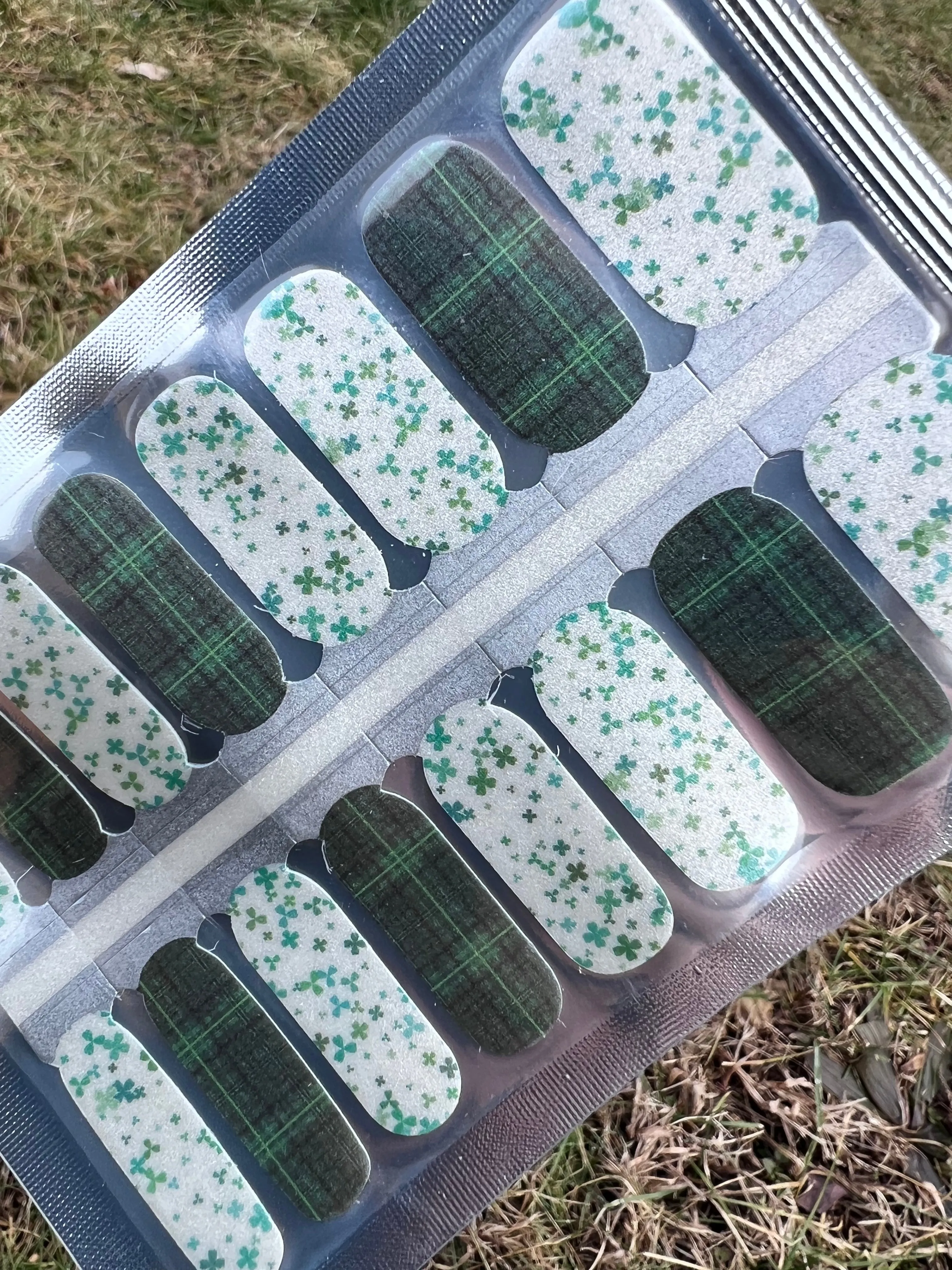 Shamrock Swag Nail Polish Wraps sold by De's Nails