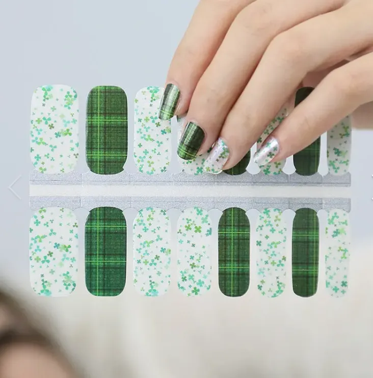 Shamrock Swag Nail Polish Wraps sold by De's Nails product image thumbnail 2