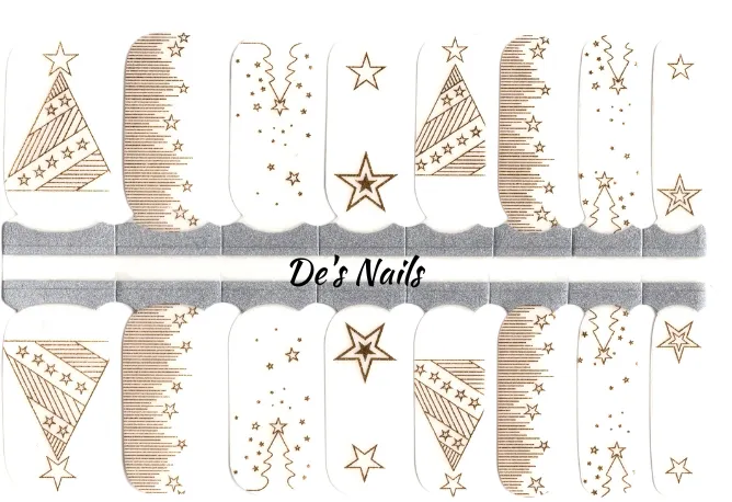 Etch-A-Sketch Christmas Clear Overlay - Nail Polish Wraps sold by De's Nails