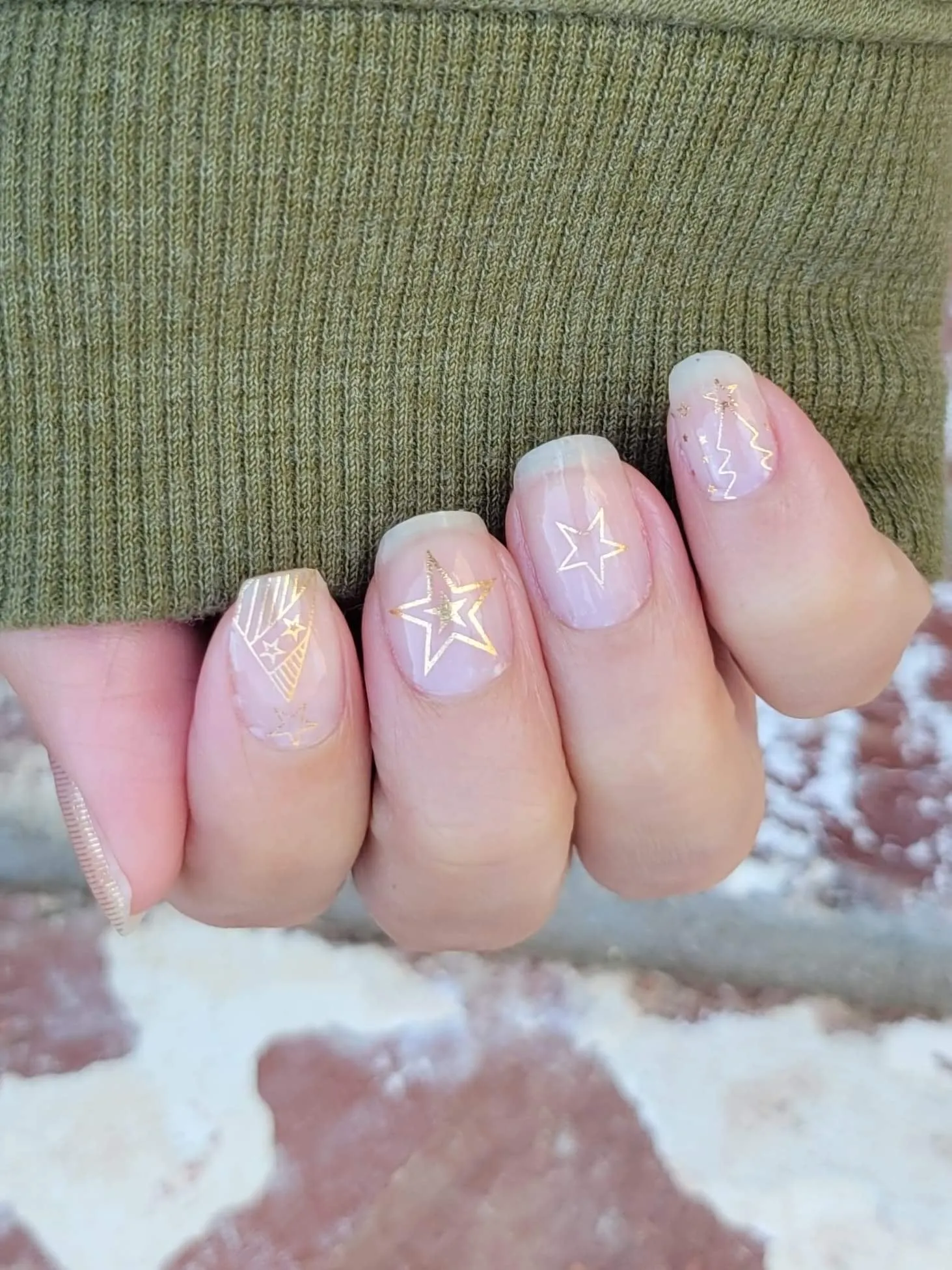 Etch-A-Sketch Christmas Clear Overlay - Nail Polish Wraps sold by De's Nails product image thumbnail 3