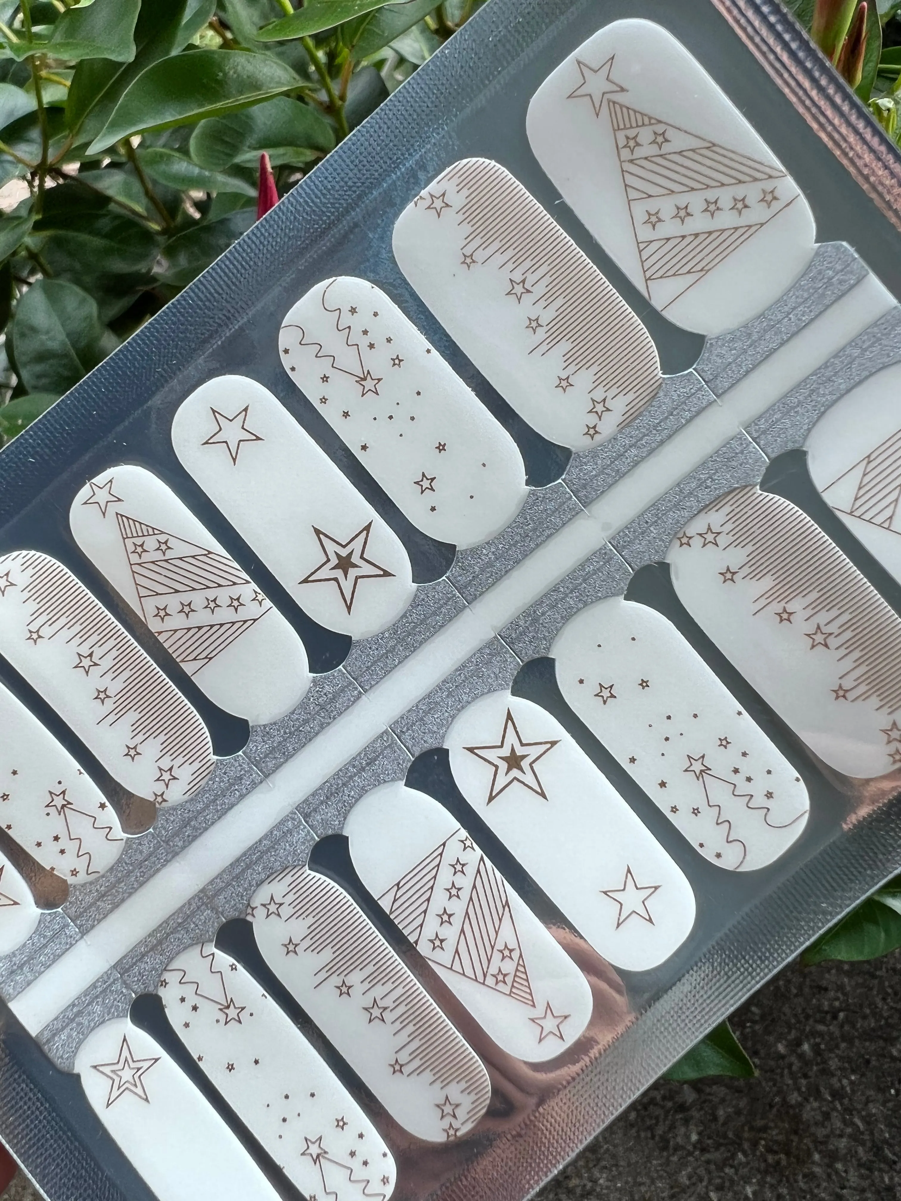 Etch-A-Sketch Christmas Clear Overlay - Nail Polish Wraps sold by De's Nails product image thumbnail 2