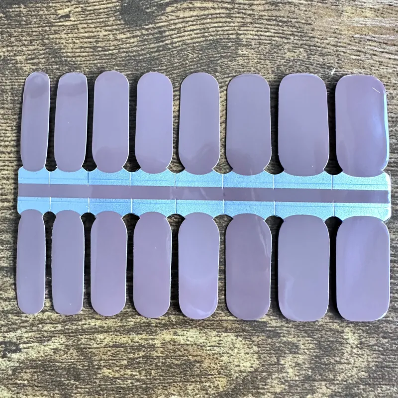 Taupe  -  Nail Polish Wraps sold by De's Nails