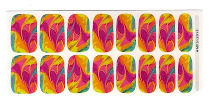 Wildin Out - Premium Nail Polish Wraps sold by De's Nails