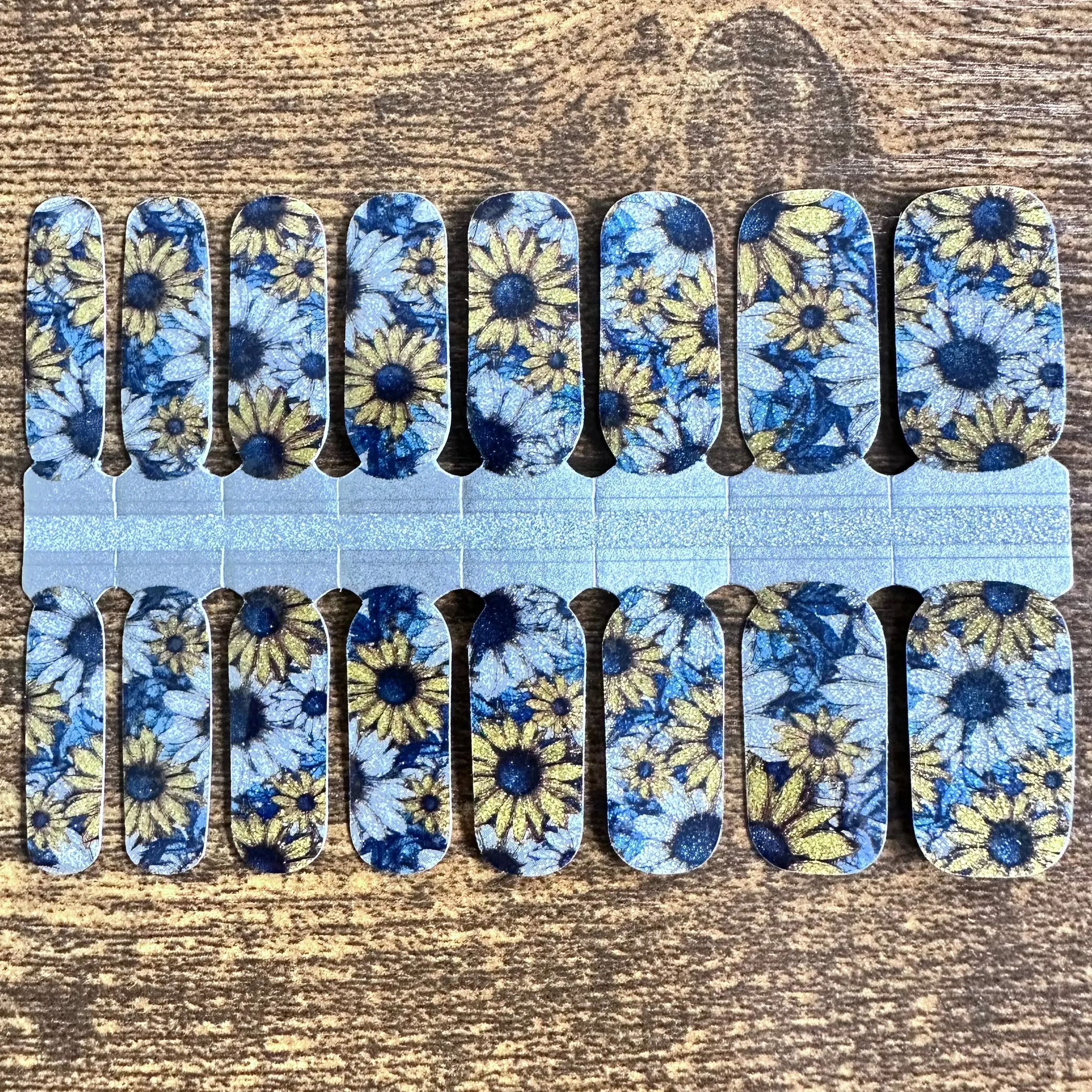 Floral Glitz - Nail Polish Wraps sold by De's Nails