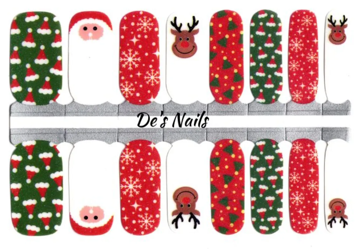 Joy to the World- Nail Polish Wraps sold by De's Nails