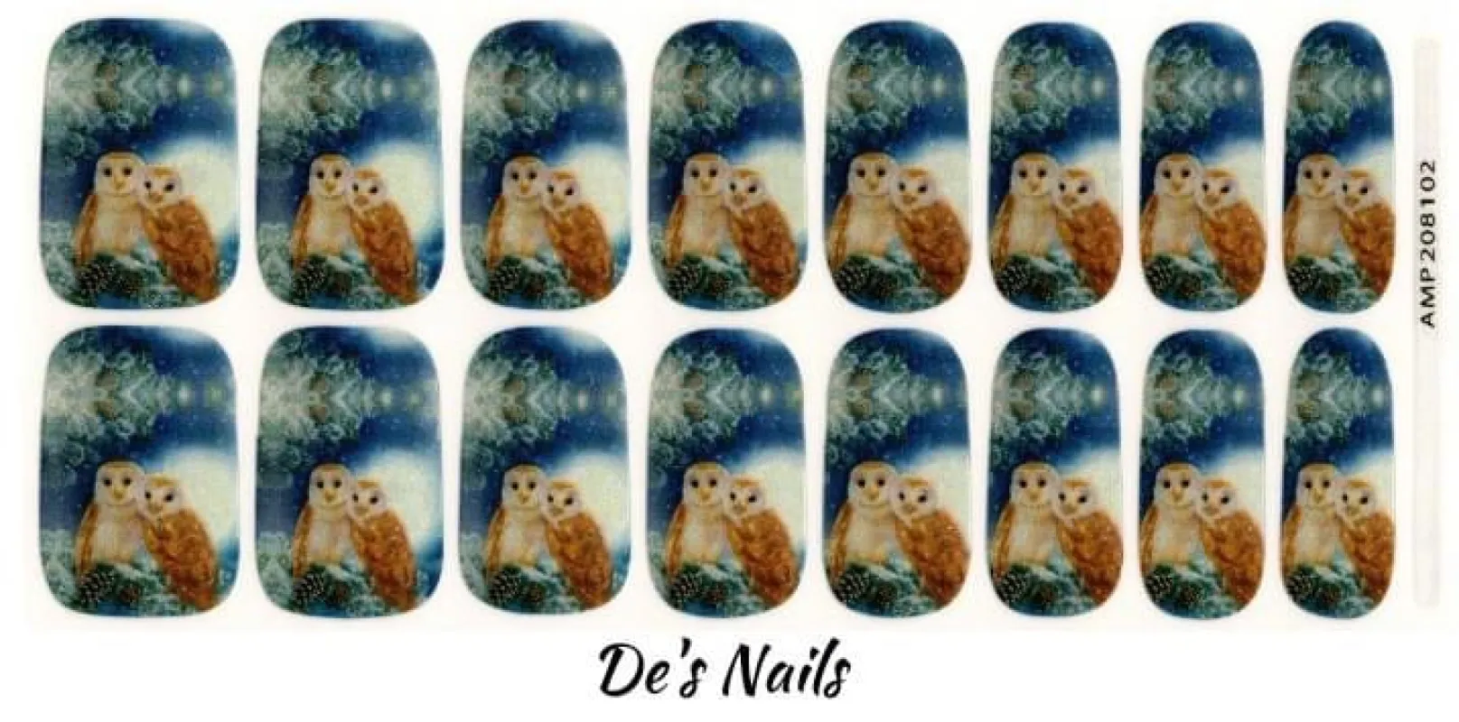 Owl Be There For You- Premium Nail Polish Wraps sold by De's Nails