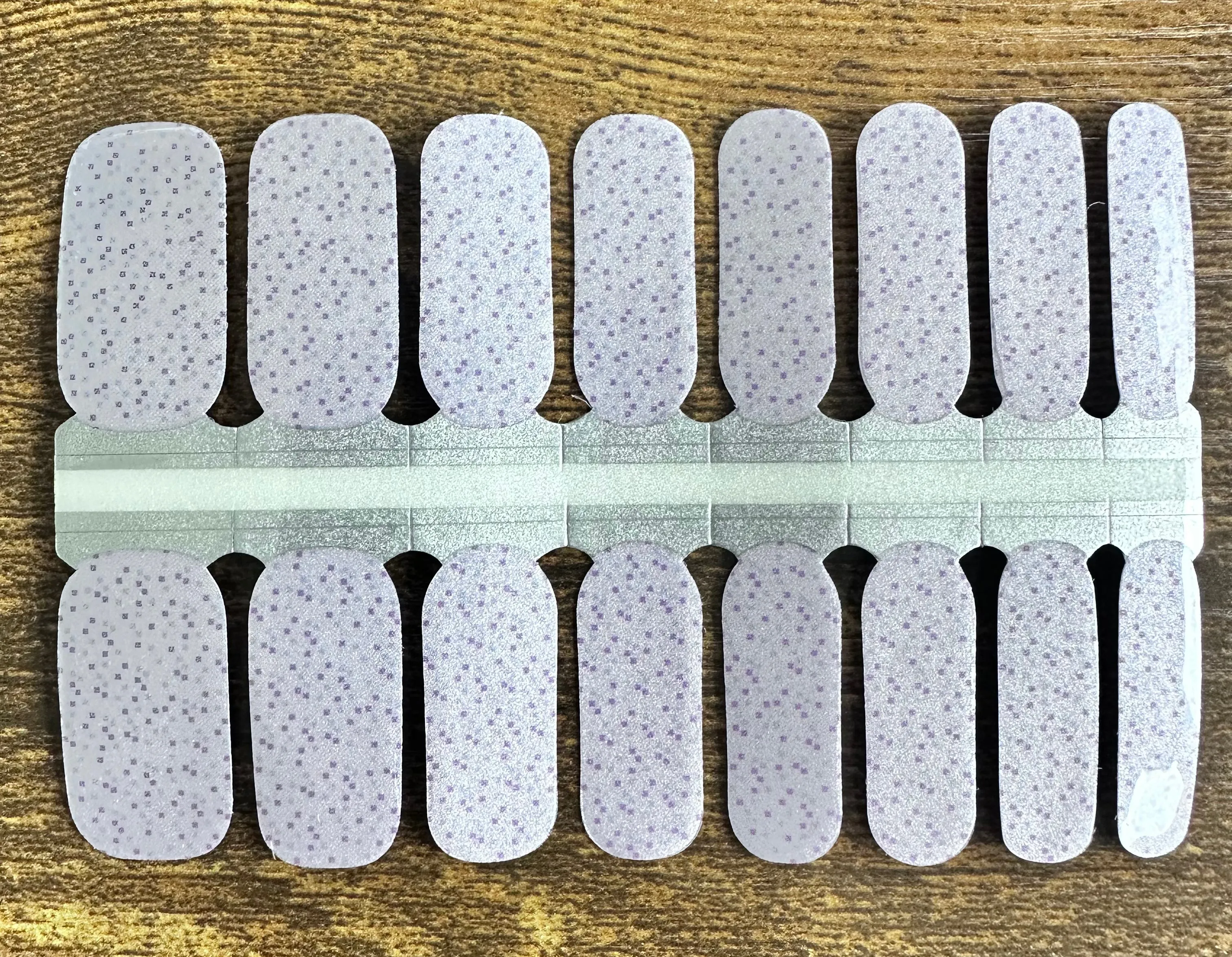 Speckle me Purple - Nail Polish Wraps sold by De's Nails