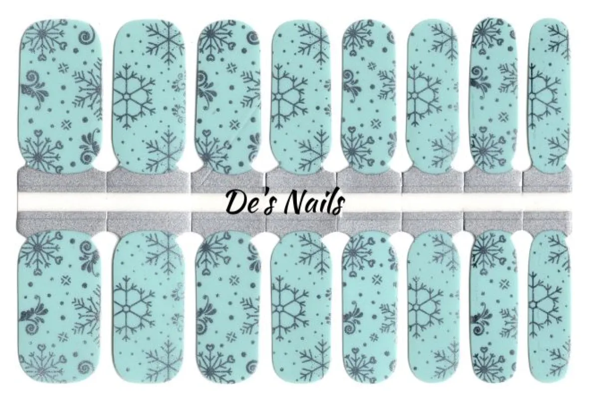 Perfect Snow - Nail Polish Wraps sold by De's Nails
