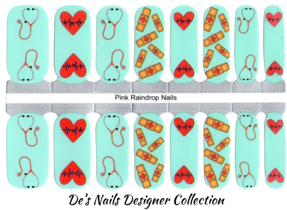 Heros - Designer Nail Polish Wraps sold by De's Nails