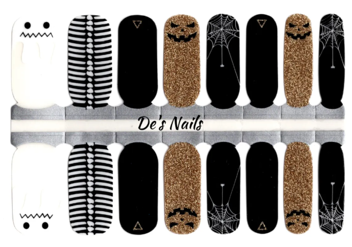 Chilled To The Bone - Nail Polish Wraps sold by De's Nails