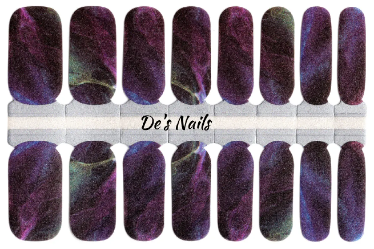 Whispers of the Night - Nail Polish Wraps sold by De's Nails