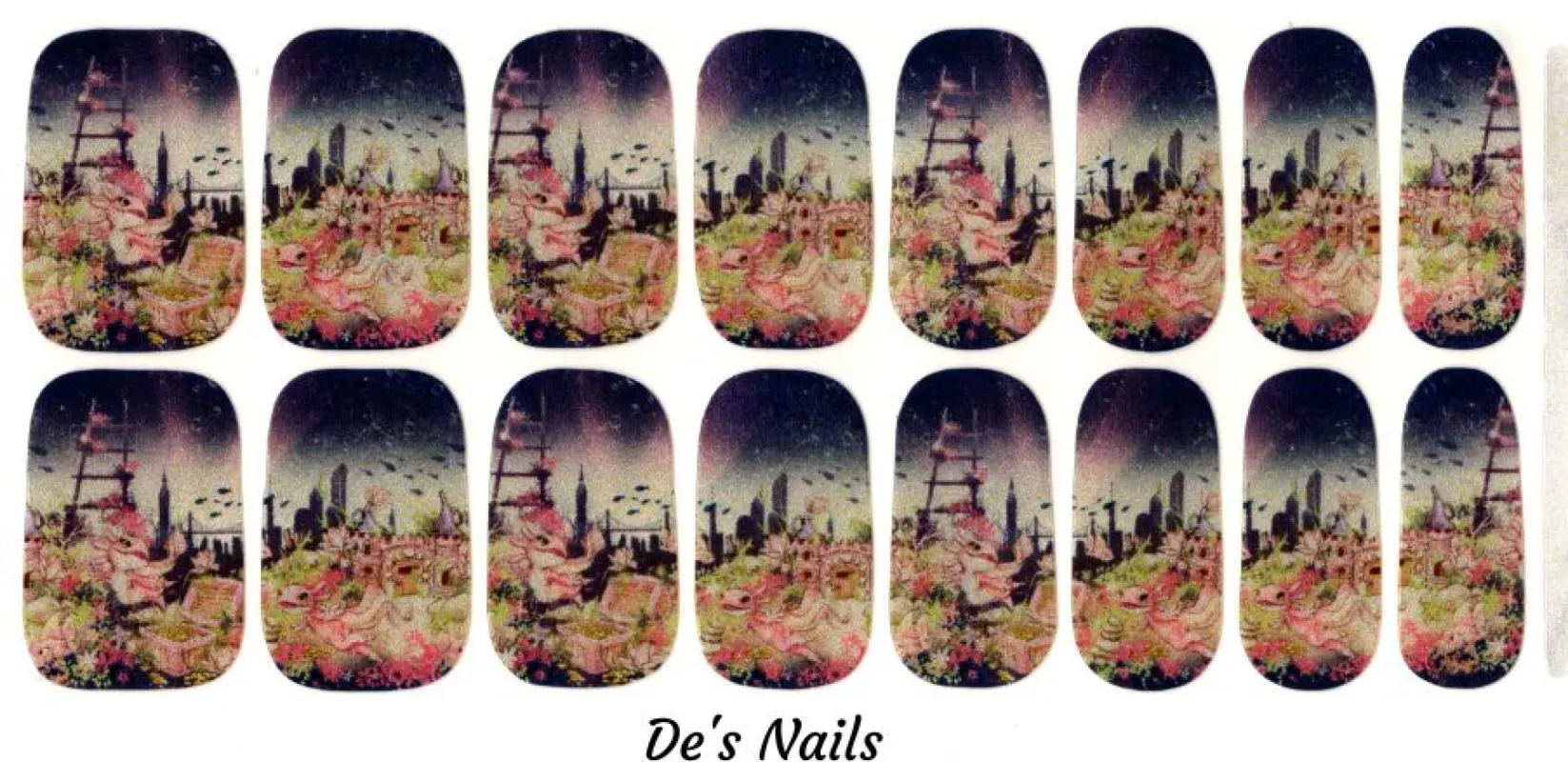 Lotl Love - De’s Nails Exclusive Premium Nail Polish Wraps sold by De's Nails