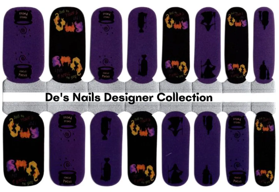 Hocus Pocus - Nail Polish Wraps sold by De's Nails