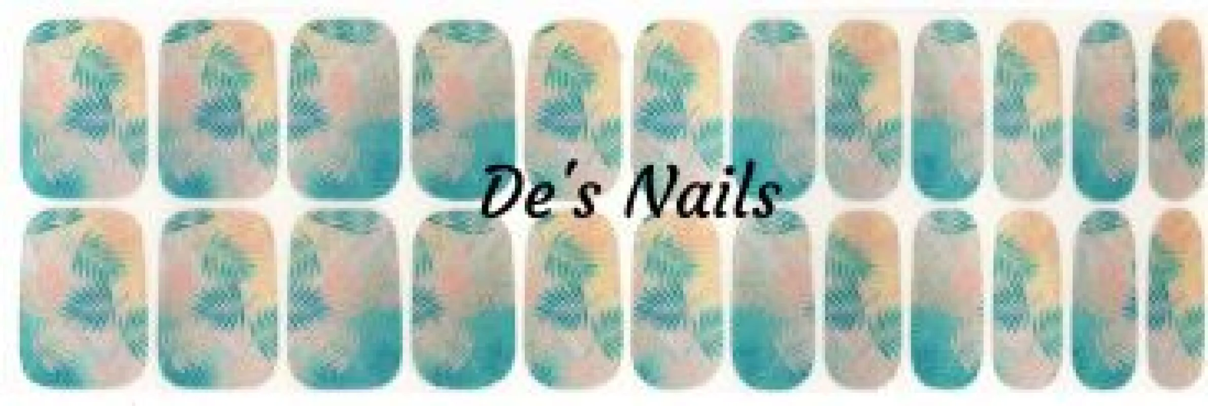 Island Breeze - Premium Nail Polish Wraps sold by De's Nails