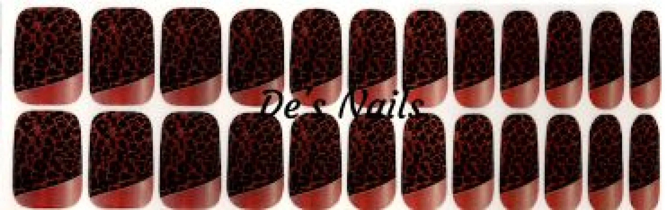 Satin Leopard - Premium Nail Polish Wraps sold by De's Nails