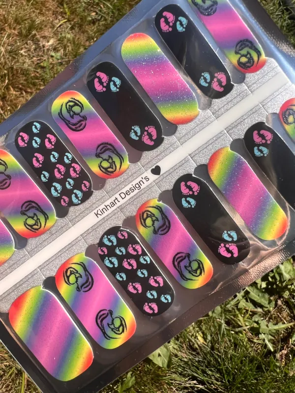 Forever Love - Designer Nail Polish Wraps sold by De's Nails