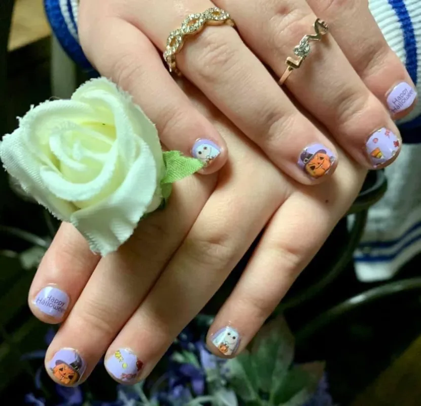 Trick Or Treat - Petite Nail Polish Wraps sold by De's Nails