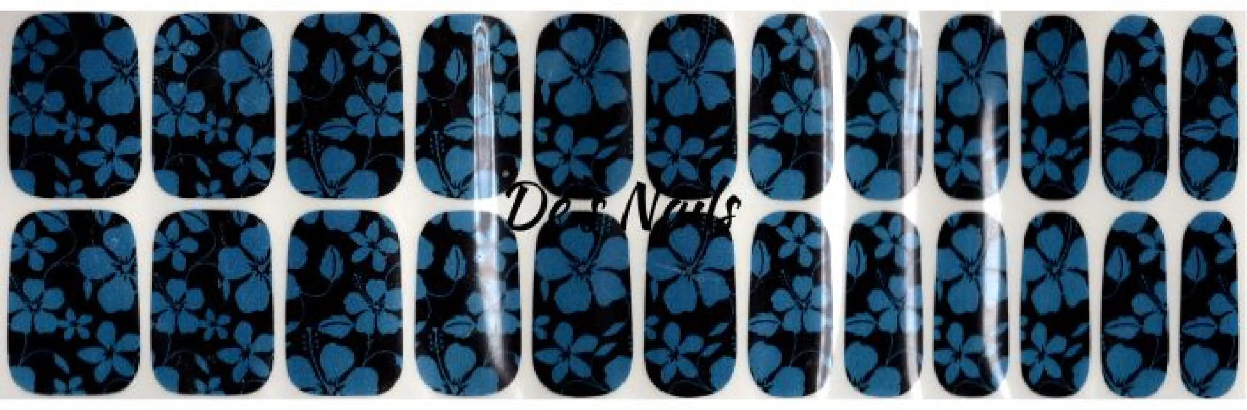 Aloha Blue  - Premium Nail Polish Wraps sold by De's Nails