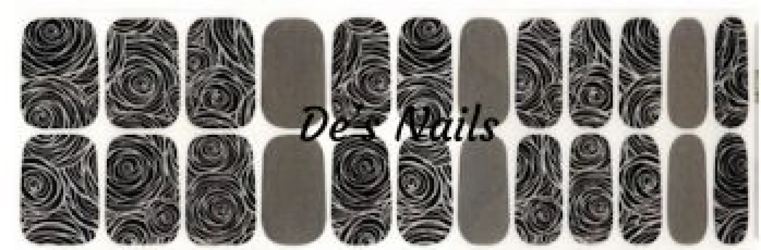 Roses in the Night  - Premium Nail Polish Wraps sold by De's Nails