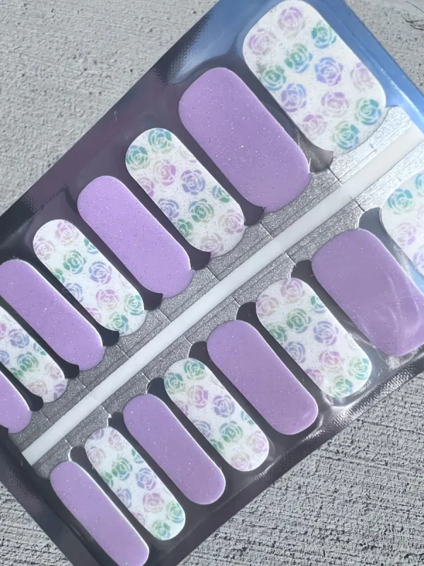 Pastel Petals - Designer Nail Polish Wraps sold by De's Nails
