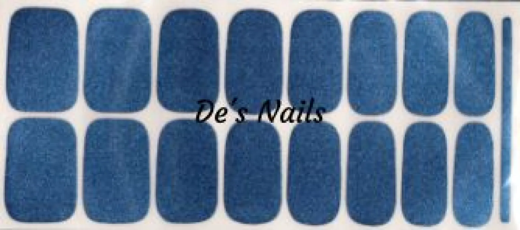 Blue Color Shifting - Premium Nail Polish Wraps sold by De's Nails