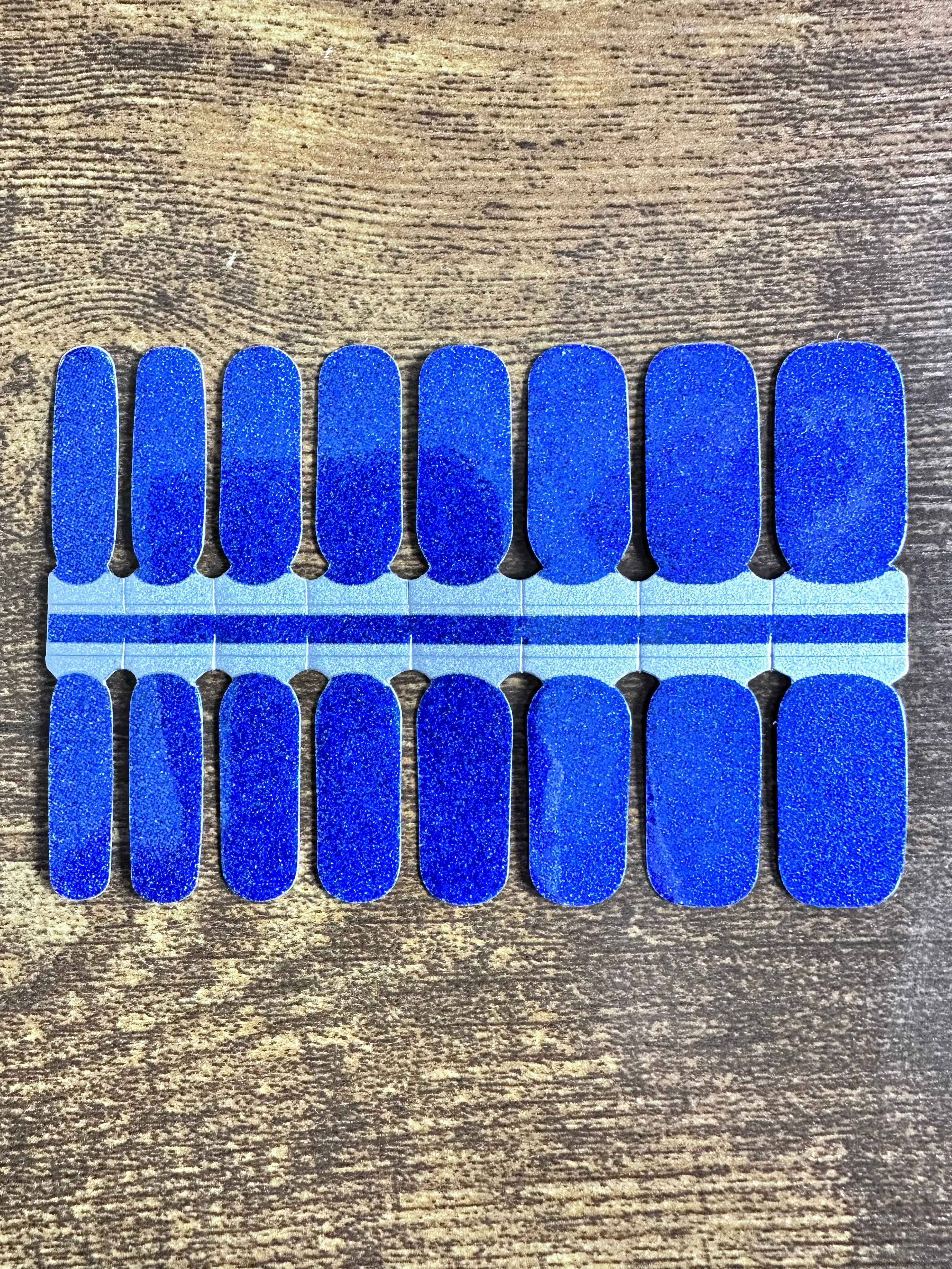 Royal Blue Sparkle - Polish Wraps sold by De's Nails product image thumbnail 2