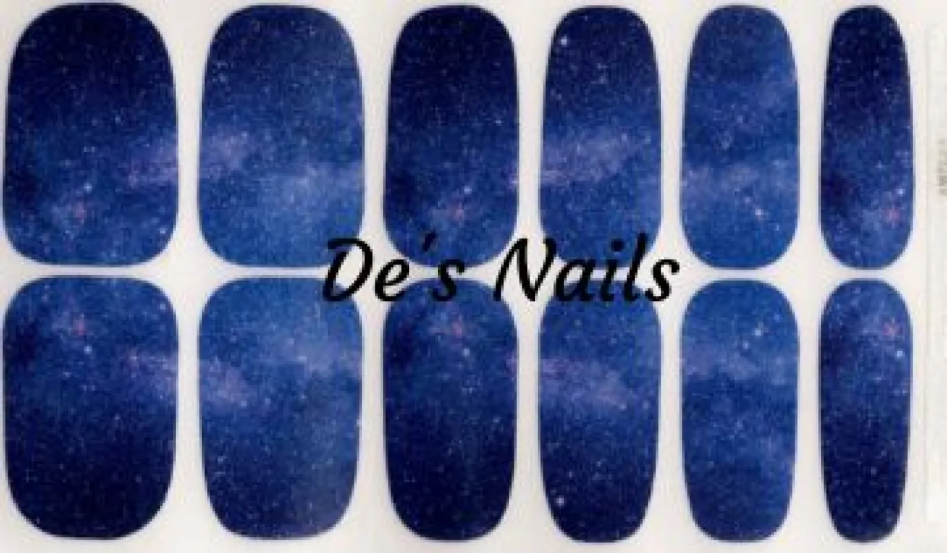 Night Sky - Premium Nail Polish Wraps sold by De's Nails